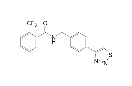 N-[p-(1,2,3-thiadiazol-4-yl)benzyl]-alpha,alpha,alpha-trifluoro-o-toluamide