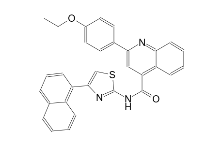 2-(4-ethoxyphenyl)-N-[4-(1-naphthyl)-1,3-thiazol-2-yl]-4-quinolinecarboxamide