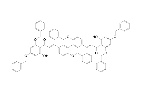 2',2''',4,4',4'',4'''-Hexakis(benzyloxy)-6',6'''-dihydroxy-3,3''-bichalcone