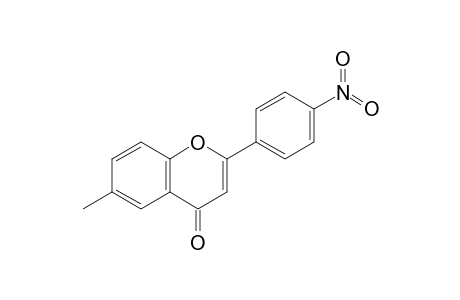 6-Methyl-2-(4-nitrophenyl)-1-benzopyran-4-one