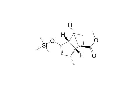 1,4-Methanopentalene-7-carboxylic acid, 1,3a,4,5,6,6a-hexahydro-1-methyl-3-[(trimethylsilyl)oxy]-, methyl ester, (1.alpha.,3a.beta.,4.alpha.,6a.beta.,7R*)-(.+-.)-