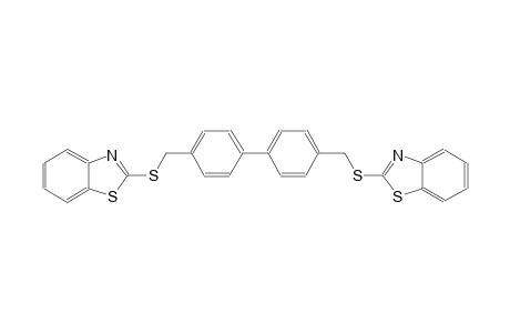2-[({4'-[(1,3-benzothiazol-2-ylsulfanyl)methyl][1,1'-biphenyl]-4-yl}methyl)sulfanyl]-1,3-benzothiazole