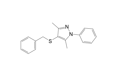 4-Benzylthio-3,5-dimethyl-1-phenyl-pyrazole
