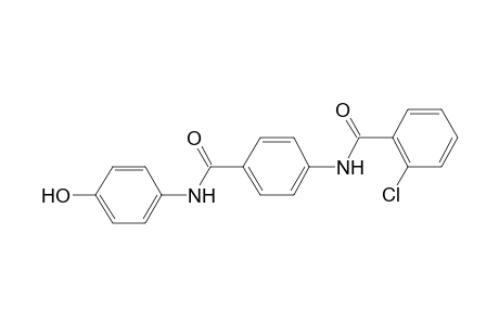 2-Chloranyl-N-[4-[(4-hydroxyphenyl)carbamoyl]phenyl]benzamide