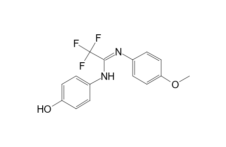 2,2,2-trifluoro-N'-(4-hydroxyphenyl)-N-(4-methoxyphenyl)acetamidine