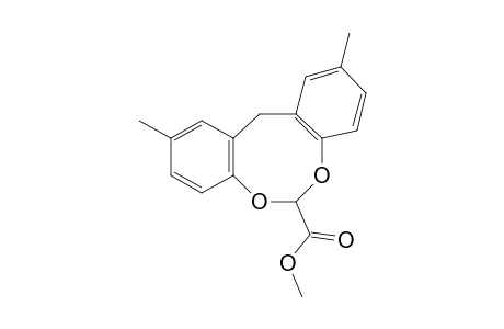 2,10-dimethyl-12H-dibenzo[d,g][1,3]dioxocin-6-carboxylic acid, methyl ester