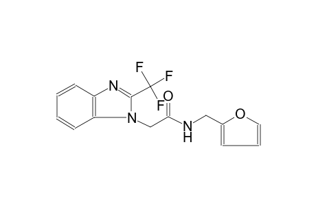 N-(2-Furylmethyl)-2-[2-(trifluoromethyl)-1H-benzimidazol-1-yl]acetamide