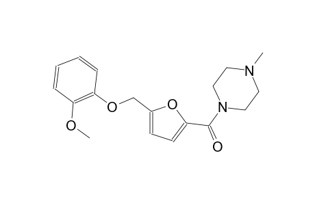 1-{5-[(2-methoxyphenoxy)methyl]-2-furoyl}-4-methylpiperazine