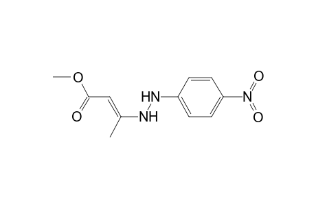 But-2-enoic acid, 3-(4-nitrophenylhydrazino)-, methyl ester