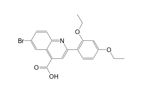 6-bromo-2-(2,4-diethoxyphenyl)-4-quinolinecarboxylic acid