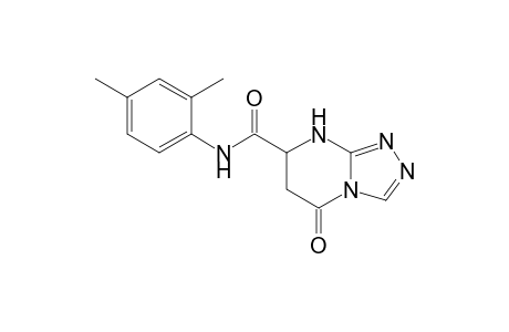5-Oxo-N-(2,4-dimethylphenyl)-5,6,7,8-tetrahydro-[1,2,4]triazolo[4,3-a]pyrimidine-7-carboxamide