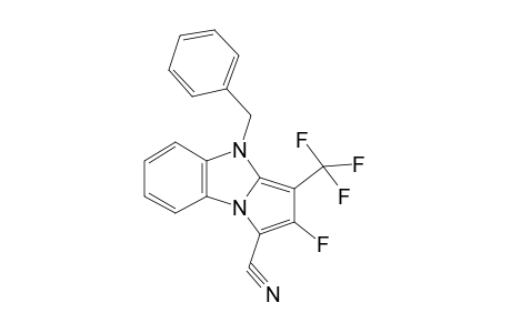4-Benzyl-2-fluoro-3-trifluoromethyl-4H-pyrrolo[1,2-a]benzimidazol-1-carbonitrile