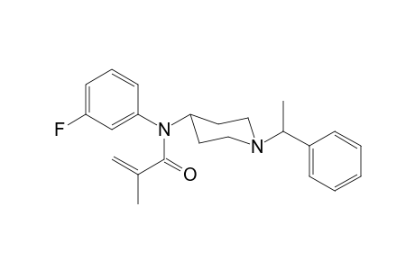N-3-fluorophenyl-2-methyl-N-[1-(1-phenylethyl)piperidin-4-yl]prop-2-enamide