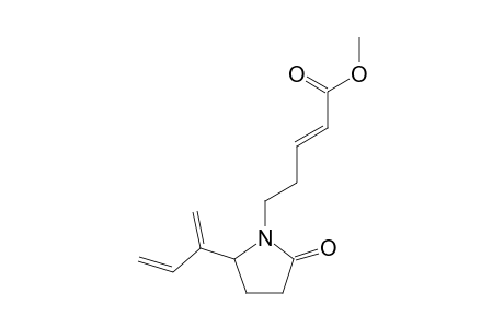 5-[2-(1-METHYLENE-ALLYL)-5-OXO-PYRROLIDIN-1-YL]-PENT-2-ENOIC-ACID-METHYLESTER