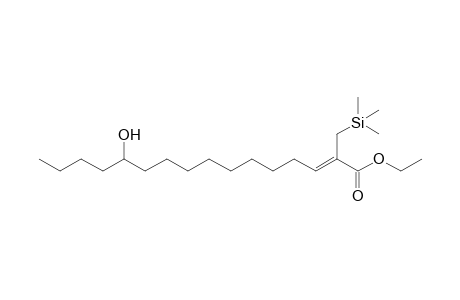 Ethyl 12-Hydroxy-2-(trimethylsilylmethyl)hexadec-2-enoate