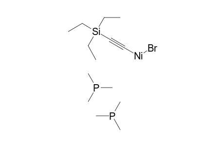 Bromo[( triethylsilyl) ethynyl]bis(trimethylphosphane) nickel(II)