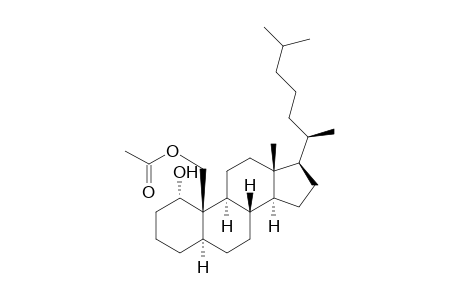 5.alpha.-Cholestane-1.alpha.,19-diol, 19-acetate