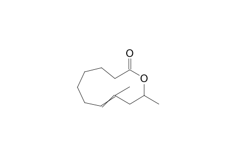 9,11-dimethyloxacycloundec-8-en-2-one