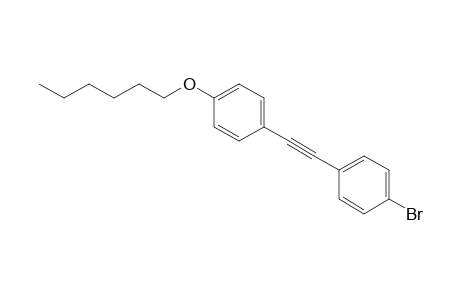 4-bromo-1-(4-hexyloxyphenylethynyl)benzene