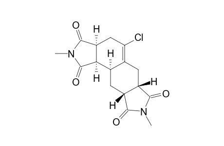 (3aS,6aS,9aR,10aS,10bR)-5-chloro-2,8-dimethyl-3a,4,6,6a,10,10a-hexahydroisoindolo[5,6-e]isoindole-1,3,7,9(2H,8H,9aH,10bH)-tetraone
