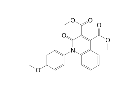 3,4-Quinolinedicarboxylic acid, 1,2-dihydro-1-(4-methoxyphenyl)-2-oxo-, dimethyl ester