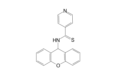 4-Pyridinecarbothioamide, N-(9H-xanthen-9-yl)-