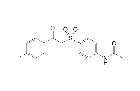 N-(4-(2-oxo-2-p-tolylethylsulfonyl)phenyl)acetamide