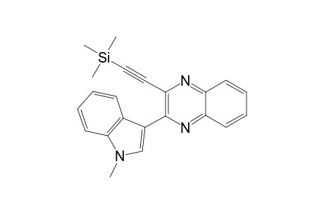 2-(1-Methyl-1H-indol-3-yl)-3-[(trimethylsilyl)ethynyl]quinoxaline