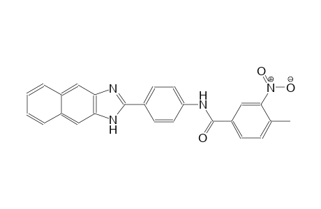benzamide, 4-methyl-N-[4-(1H-naphtho[2,3-d]imidazol-2-yl)phenyl]-3-nitro-
