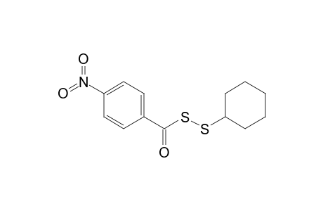 4-Nitrobenzenecarbothioic acid S-(cyclohexylthio) ester