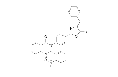 2-(2-Nitrophenyl)-3-[4-(4-phenylmethylidene-5-oxo-4,5-dihydro-1,3-oxazol-2-yl)phenyl]-2,3-dihydroquinazolin-4(1H)-one