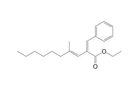 Ethyl (Z)-3-phenyl-2-[(E)-2-methyl-1-octenyl]propenoate