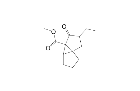 Methyl 3-ethyl-4-oxotricyclo(4.3.0.0(1,5))nonane-5-carboxylate