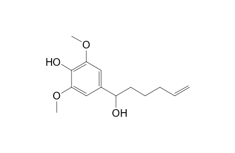 Benzenemethanol, 4-hydroxy-3,5-dimethoxy-.alpha.-4-pentenyl-