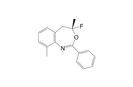 (4S)-4,9-Dimethyl-4-fluoro-2-phenyl-4,5-dihydrobenzo[d]-1,3-oxazepine