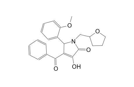 2H-pyrrol-2-one, 4-benzoyl-1,5-dihydro-3-hydroxy-5-(2-methoxyphenyl)-1-[(tetrahydro-2-furanyl)methyl]-