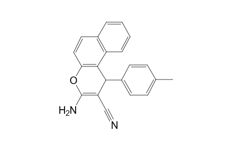 3-Amino-1-(4-methylphenyl)-1H-benzo[f]chromene-2-carbonitrile