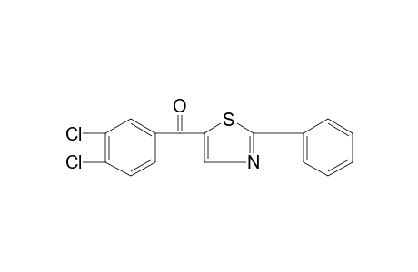 3,4-DICHLOROPHENYL 2-PHENYL-5-THIAZOLYL KETONE