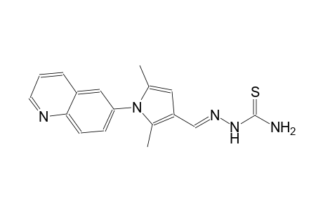 2,5-dimethyl-1-(6-quinolinyl)-1H-pyrrole-3-carbaldehyde thiosemicarbazone