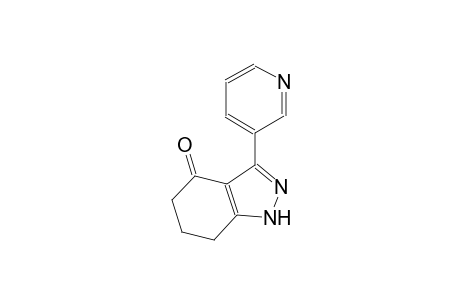 3-(3-pyridinyl)-1,5,6,7-tetrahydro-4H-indazol-4-one