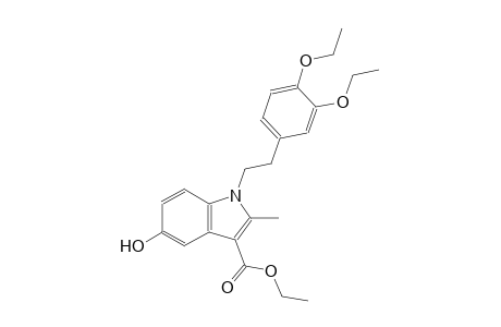1H-indole-3-carboxylic acid, 1-[2-(3,4-diethoxyphenyl)ethyl]-5-hydroxy-2-methyl-, ethyl ester