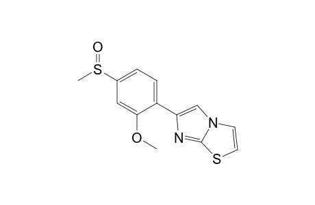 6-[2-methoxy-4-(methylsulfinyl)phenyl]imidazo[2,1-b]thiazole