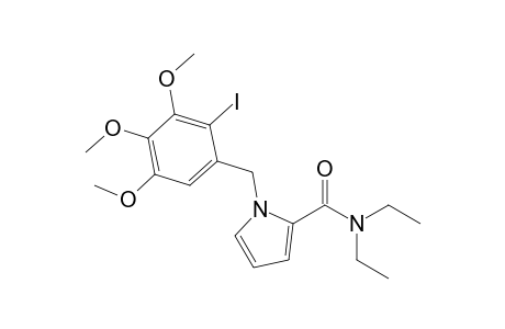 1-(2-Iodo-3,4,5-trimethoxybenzyl)pyrrole-2-carboxylic acid diethyl amide