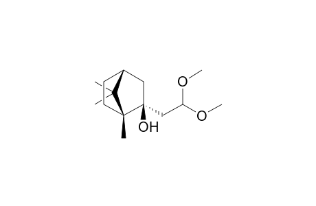 (1R,2S,4R)-2-[2',2'-Dimethoxyethyl]-1,7,7-trimethylbicyclo[2.2.1]heptan-2-ol