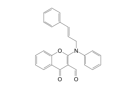 4-Oxo-2-[phenyl(3'-phenylprop-2'-enyl)amino]-4H-[1]-benzopyran-3-carboxaldehyde