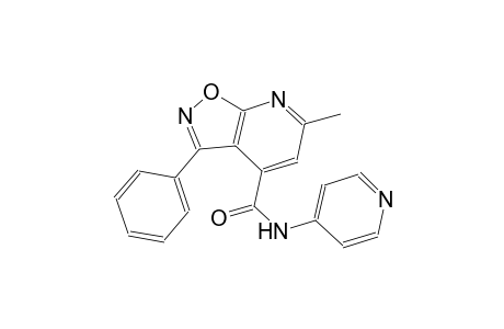 isoxazolo[5,4-b]pyridine-4-carboxamide, 6-methyl-3-phenyl-N-(4-pyridinyl)-