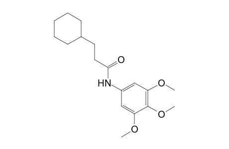 3-Cyclohexyl-N-(3,4,5-trimethoxyphenyl)propanamide