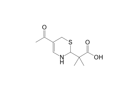 2-(5-Acetyl-3,6-dihydro-2H-1,3-thiazin-2-yl)-2-methylpropanoic acid