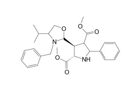 trans-3-(4-isopropyl-3-benzyl-2,3,4,5-tetrahydrooxazol-2-yl)-5-phenyl-2,3,4,5-tetrahydropyrrole-2,4-dicarboxylic acid di(methylester)