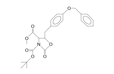 (4S,5R)-3-T-Butoxycarbonyl)-5-(4'-benzyloxy-benzyl)-2-thioxo-oxa-zolidine-4-carboxylic acid, methyl ester